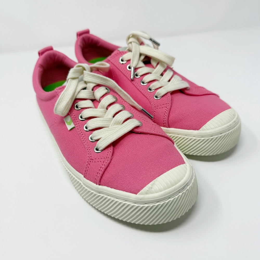 CARIUMA OCA Low Pink Lemonade Canvas Sneakers Women's Size 10.5 or Men's Size 9 - Picture 6 of 16
